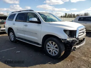 2010 Toyota Sequoia Platinum with VIN 5TDDY5G19AS034300, listed as a Copart auction lot 44130545 with 298,881 mi miles and Salvage Title. Bid and sale history available at carsss.com. Image 4.