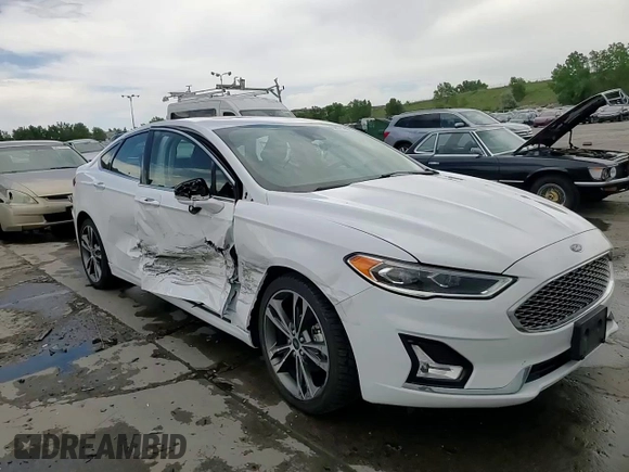 2020 Ford Fusion Titanium with VIN 3FA6P0D96LR175863, listed as a Copart auction lot 60570305 with 76,064 mi miles and Salvage title. Bid and sale history available at DreamBid. Image 13.