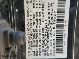 2014 Honda CR-V EX with VIN 2HKRM3H57EH537147, listed as a Copart auction lot 51942805 with 172,299 mi miles and Clean Title. Bid and sale history available at carsss.com. Image 13.