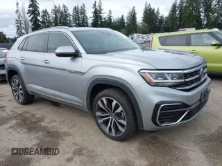 2021 Volkswagen Atlas SEL with VIN 1V2SE2CA4MC229844, listed as a IAAI auction lot 41916623 with 34,618 mi miles and . Bid and sale history available at DreamBid. Image 1.