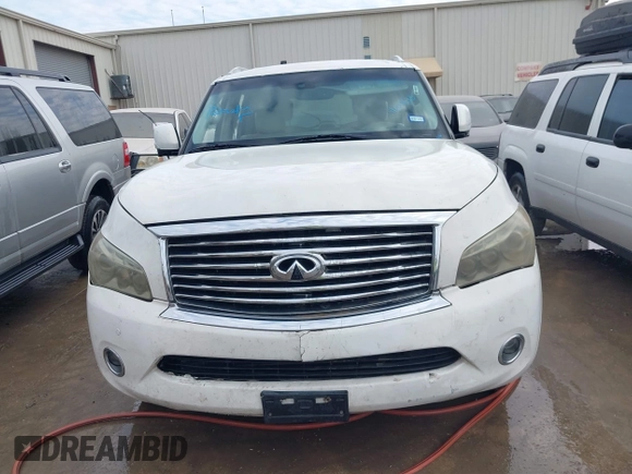 2011 Infiniti QX56 7-passenger with VIN JN8AZ2NF0B9500391, listed as a IAAI auction lot 41001635 with 166,100 mi miles and . Bid and sale history available at DreamBid. Image 12.