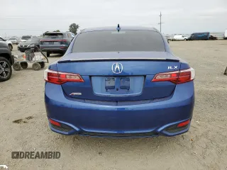 2018 Acura ILX Premium with VIN 19UDE2F86JA001873, listed as a Copart auction lot 55366635 with 34,944 mi miles and Salvage title. Bid and sale history available at DreamBid. Image 6.