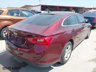 2016 Chevrolet Malibu LS with VIN 1G1ZB5ST9GF253095, listed as a IAAI auction lot 41992542 with 121,749 mi miles. Bid and sale history available at carsss.com. Image 4.