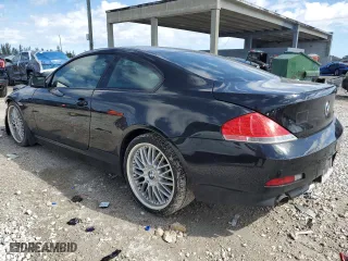 2007 BMW 6 Series 650i with VIN WBAEH13577CR52544, listed as a Copart auction lot 41953005 with 162,867 mi miles and Salvage Title. Bid and sale history available at carsss.com. Image 2.
