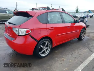 2008 Subaru Impreza Wagon (Natl) i w/Premium Pkg with VIN JF1GH61678H835299, listed as a IAAI auction lot 41802509 with 176,367 mi miles. Bid and sale history available at carsss.com. Image 4.