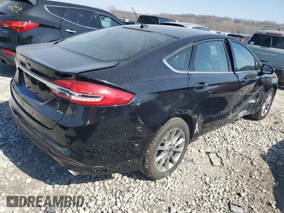 2017 Ford Fusion SE with VIN 3FA6P0H7XHR372275, listed as a Copart auction lot 48430005 with 103,904 mi miles and Salvage Title. Bid and sale history available at carsss.com. Image 3.