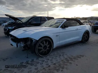 2018 Ford Mustang GT Premium with VIN 1FATP8FF0J5181453, listed as a Copart auction lot 80133624 with 78,544 mi miles and Salvage title. Bid and sale history available at DreamBid. Image 1.