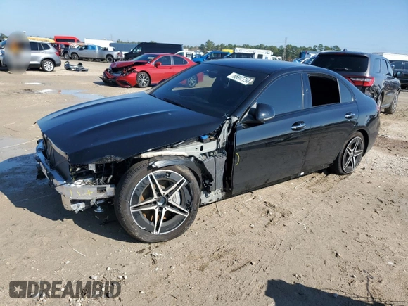 2024 Mercedes-Benz C 300 with VIN W1KAF4GB3RR228204, listed as a Copart auction lot 85807794 with 5,424 mi miles and Salvage Title. Bid and sale history available at DreamBid. Image 1.