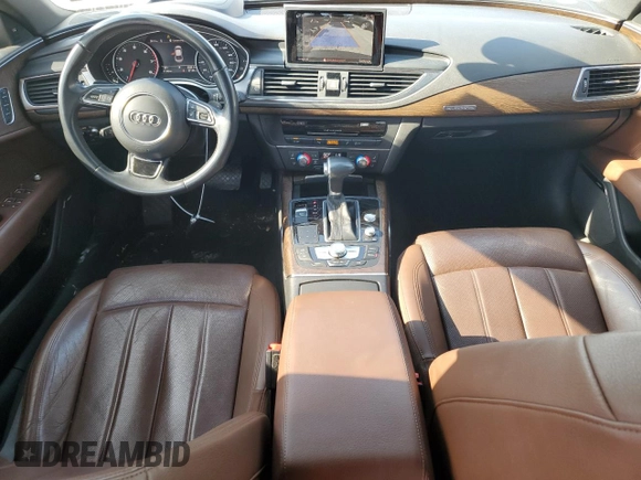 2015 Audi A7 3.0 Prestige with VIN WAU2GAFC9FN013477, listed as a Copart auction lot 75324864 with 87,144 mi miles and Salvage Title. Bid and sale history available at carsss.com. Image 8.