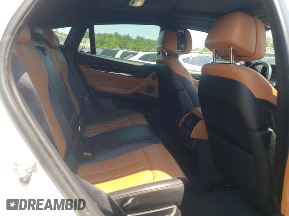 2017 BMW X6 xDrive35i with VIN 5UXKU2C31H0X46966, listed as a Copart auction lot 54452813 with 87,234 mi miles. Bid and sale history available at carsss.com. Image 11.