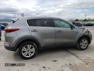 2017 Kia Sportage LX with VIN KNDPMCAC7H7117073, listed as a Copart auction lot 55851145 with 93,347 mi miles and Salvage Title. Bid and sale history available at carsss.com. Image 3.
