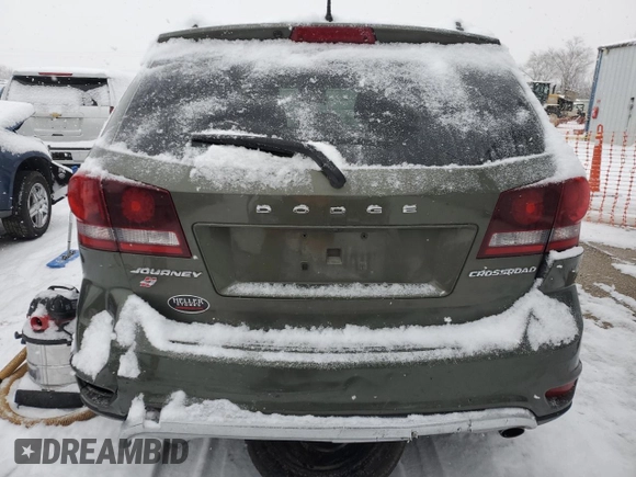 2019 Dodge Journey Crossroad z VIN 3C4PDDGG4KT811044, wystawiony jako Copart lot #84184044 z przebiegiem 84 829 mil mil oraz Szkoda całkowita • Salvage title. Historia ofert i sprzedaży dostępna na DreamBid. Obrazek 6.