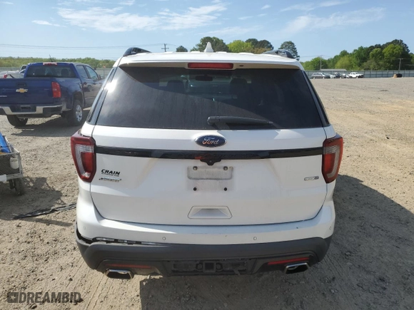 2016 Ford Explorer Sport with VIN 1FM5K8GT0GGB79264, listed as a Copart auction lot 53345945 with 148,680 mi miles and Salvage Title. Bid and sale history available at carsss.com. Image 6.