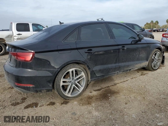 2019 Audi A3 Sedan Premium with VIN WAUAUGFF8KA107322, listed as a Copart auction lot 38148864 with 34,580 mi miles. Bid and sale history available at carsss.com. Image 3.
