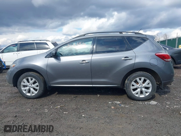 2013 Nissan Murano SV with VIN JN8AZ1MW0DW303673, listed as a IAAI auction lot 41645516 with 121,136 mi miles. Bid and sale history available at carsss.com. Image 14.