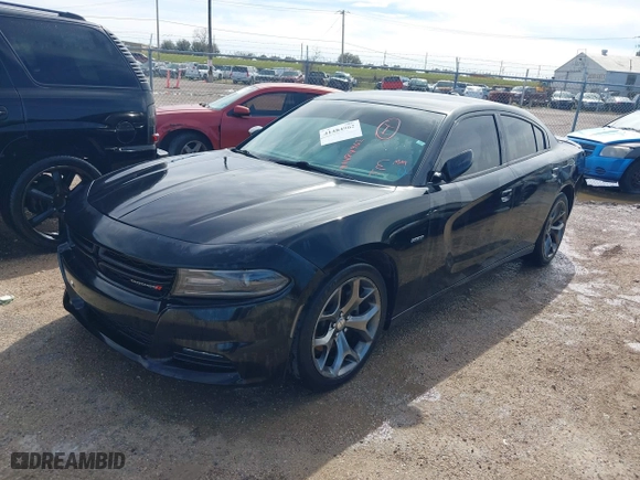 2017 Dodge Charger R/T with VIN 2C3CDXCT2HH525153, listed as a IAAI auction lot 41484962 with NaN miles. Bid and sale history available at carsss.com. Image 17.