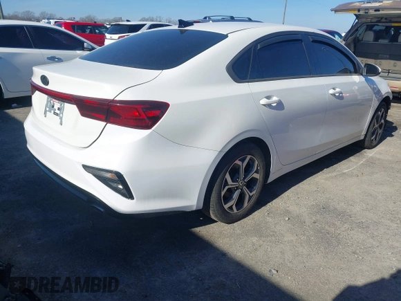 2019 Kia Forte LXS with VIN 3KPF24AD0KE094596, listed as a IAAI auction lot 41166967 with 87,665 mi miles. Bid and sale history available at carsss.com. Image 4.