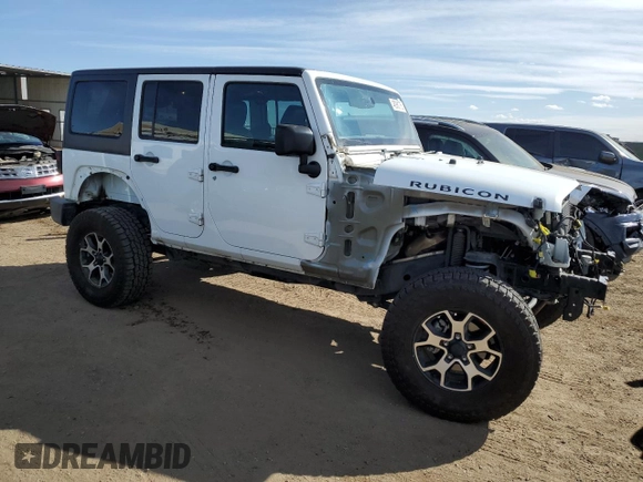 2016 Jeep Wrangler Unlimited Rubicon z VIN 1C4HJWFG6GL315448, wystawiony jako Copart lot #48980755 z przebiegiem 111 612 mil mil oraz Szkoda całkowita • Salvage title. Historia ofert i sprzedaży dostępna na DreamBid. Obrazek 4.