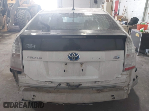 2011 Toyota Prius I with VIN JTDKN3DU1B0270303, listed as a IAAI auction lot 41367473 with 1 mi miles. Bid and sale history available at carsss.com. Image 17.