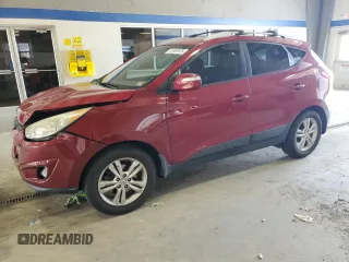 2013 Hyundai Tucson GLS with VIN KM8JU3AC7DU614962, listed as a Copart auction lot 51957675 with 112,942 mi miles and Salvage Title. Bid and sale history available at carsss.com. Image 1.