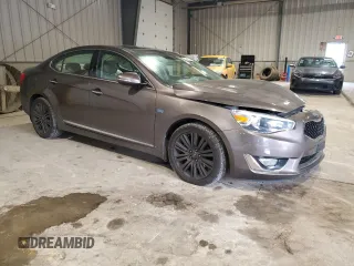 2014 Kia Cadenza Premium with VIN KNALN4D76E5152286, listed as a Copart auction lot 80848754 with 89,719 mi miles and Salvage Title. Bid and sale history available at carsss.com. Image 4.