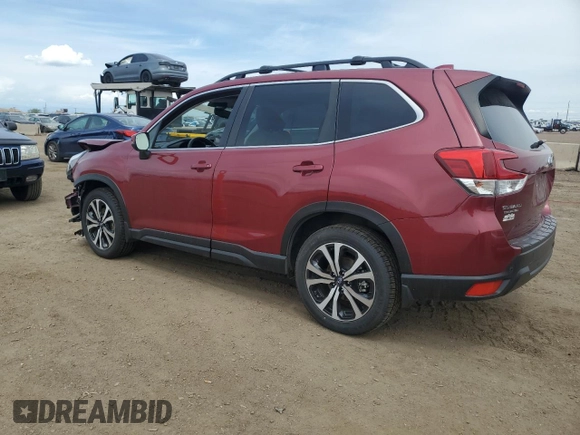 2023 Subaru Forester Limited с VIN JF2SKAPC7PH476591, выставлен на аукционе Copart как лот 55864855 с пробегом 32 518 миль миль и Списание • Salvage title. История ставок и продаж доступна на DreamBid. Изображение 2.
