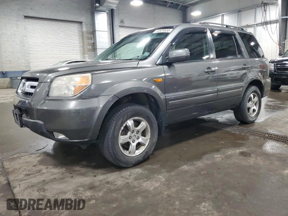 2008 Honda Pilot SE with VIN 5FNYF18398B047689, listed as a Copart auction lot 53529555 with 145,353 mi miles and Salvage Title. Bid and sale history available at DreamBid. Image 1.