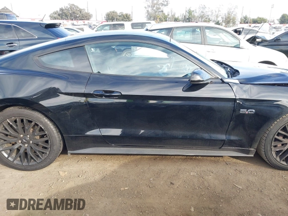 2021 Ford Mustang GT with VIN 1FA6P8CF5M5133808, listed as a IAAI auction lot 41500470 with 43,952 mi miles. Bid and sale history available at carsss.com. Image 14.