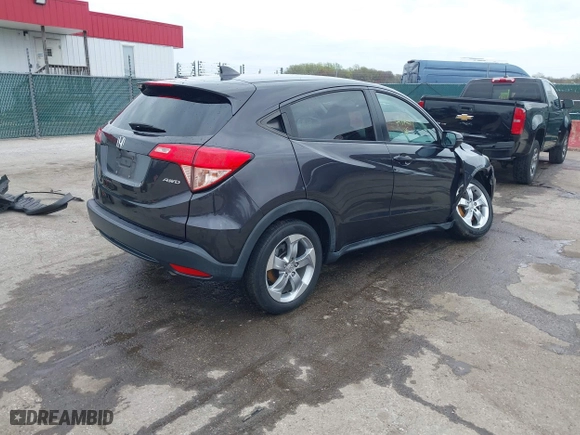 2016 Honda HR-V EX with VIN 3CZRU6H50GM767606, listed as a IAAI auction lot 41942651 with 143,332 mi miles. Bid and sale history available at carsss.com. Image 4.