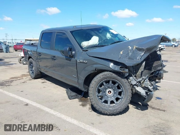 2017 Ford F-150 XL with VIN 1FTEW1EP8HKE21819, listed as a IAAI auction lot 41943856 with 1 mi miles. Bid and sale history available at carsss.com. Image 1.