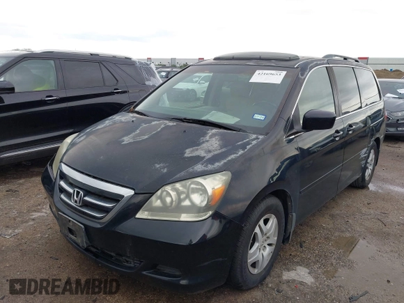2007 Honda Odyssey EX-L with VIN 5FNRL38737B068886, listed as a IAAI auction lot 42169653 with 180,337 mi miles. Bid and sale history available at carsss.com. Image 2.