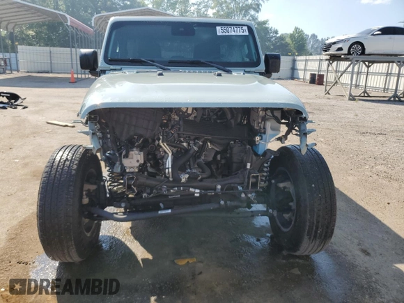 2024 Jeep Wrangler Sahara z VIN 1C4PJXEG2RW263319, wystawiony jako Copart lot #55074775 z przebiegiem 10 867 mil mil oraz Szkoda całkowita • Salvage title. Historia ofert i sprzedaży dostępna na DreamBid. Obrazek 5.