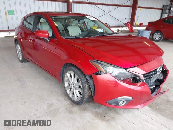 2014 Mazda 3 S Grand Touring with VIN JM1BM1M38E1200696, listed as a IAAI auction lot 41906426 with 50,048 mi miles and . Bid and sale history available at DreamBid. Image 1.