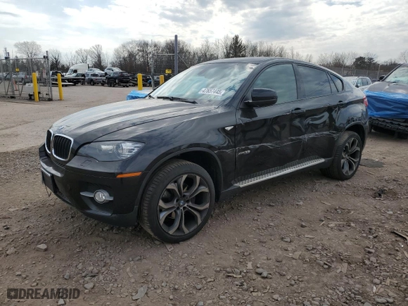 2011 BMW X6 35i with VIN 5UXFG2C55BLX06454, listed as a Copart auction lot 47657445 with 145,210 mi miles and Salvage Title. Bid and sale history available at carsss.com. Image 1.