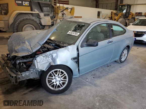 2008 Ford Focus SE with VIN 1FAHP33N48W249312, listed as a Copart auction lot 42624765 with 177,011 mi miles and Salvage Title. Bid and sale history available at carsss.com. Image 1.
