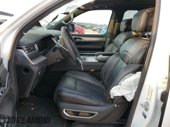 2023 Jeep Grand Wagoneer with VIN 1C4SJVEJ0PS545778, listed as a Copart auction lot 78696014 with 27,771 mi miles and Salvage title. Bid and sale history available at DreamBid. Image 7.