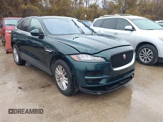 2017 Jaguar F-PACE 20d Prestige with VIN SADCK2BN4HA490089, listed as a IAAI auction lot 41457625 with 81,503 mi miles. Bid and sale history available at carsss.com. Image 1.