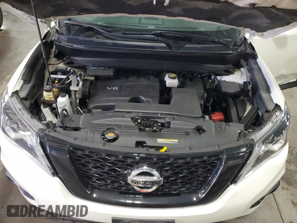 2019 Nissan Pathfinder S with VIN 5N1DR2MM0KC633465, listed as a Copart auction lot 59626475 with 38,019 mi miles and Salvage title. Bid and sale history available at DreamBid. Image 12.