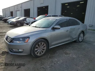 2013 Volkswagen Passat SEL Premium with VIN 1VWCH7A34DC039411, listed as a Copart auction lot 72908294 with 129,948 mi miles and Salvage Title. Bid and sale history available at carsss.com. Image 1.