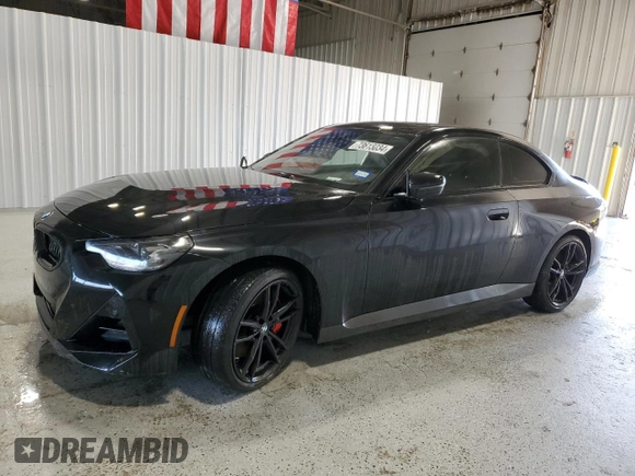 2022 BMW 2 Series 230i with VIN 3MW23CM00N8C60453, listed as a Copart auction lot 73613034 with 38,819 mi miles and Non Repairable. Bid and sale history available at carsss.com. Image 1.