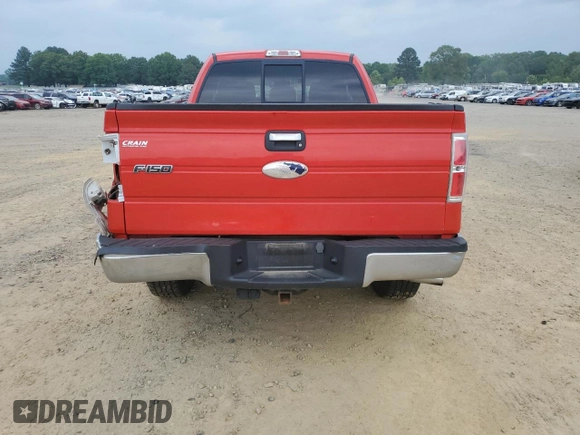 2011 Ford F-150 XL with VIN 1FTFX1ET4BFD21229, listed as a Copart auction lot 57248255 with 189,112 mi miles and Salvage title. Bid and sale history available at DreamBid. Image 6.