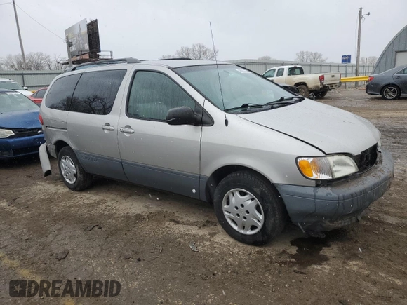2003 Toyota Sienna CE with VIN 4T3ZF19CX3U554784, listed as a Copart auction lot 49905135 with 129,439 mi miles and Salvage Title. Bid and sale history available at carsss.com. Image 4.