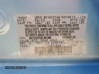2014 Nissan Note S Plus z VIN 3N1CE2CP3EL361366, wystawiony jako Copart lot #56999725 z przebiegiem Nie podano mil oraz Szkoda całkowita • Salvage title. Historia ofert i sprzedaży dostępna na DreamBid. Obrazek 13.