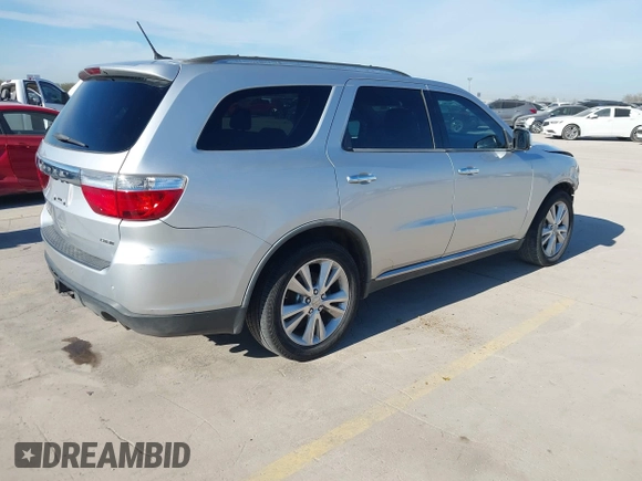 2011 Dodge Durango Crew with VIN 1D4SD4GT3BC685765, listed as a IAAI auction lot 41349001 with 138,687 mi miles and . Bid and sale history available at DreamBid. Image 4.