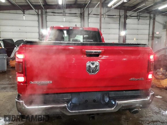 2019 Ram 1500 Laramie with VIN 1C6SRFDT1KN609441, listed as a Copart auction lot 88951085 with 98,922 mi miles and Salvage Title. Bid and sale history available at carsss.com. Image 6.