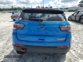 2018 Jeep Compass Trailhawk with VIN 3C4NJDDB1JT501151, listed as a Copart auction lot 60978135 with Not provided miles and Salvage title. Bid and sale history available at DreamBid. Image 6.