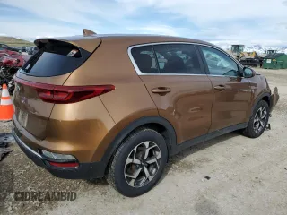 2021 Kia Sportage LX with VIN KNDPMCAC0M7876075, listed as a Copart auction lot 50161285 with Not Provided miles and Salvage Title. Bid and sale history available at carsss.com. Image 3.
