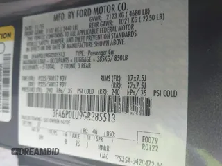 2016 Ford Fusion SE Hybrid с VIN 3FA6P0LU9GR285513, выставлен на аукционе IAAI как лот 42796945 с пробегом 150 697 миль миль и . История ставок и продаж доступна на DreamBid. Изображение 9.