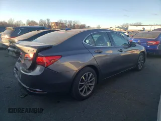 2019 Acura TLX w/Technology Pkg with VIN 19UUB1F57KA000063, listed as a Copart auction lot 87255144 with 43,251 mi miles and Salvage Title. Bid and sale history available at carsss.com. Image 3.