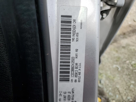 2012 Chrysler 200 Touring with VIN 1C3CCBBB6CN129323, listed as a Copart auction lot 49460355 with 125,637 mi miles and Salvage Title. Bid and sale history available at carsss.com. Image 12.